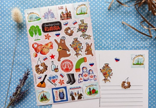 Наклейки посткроссинг