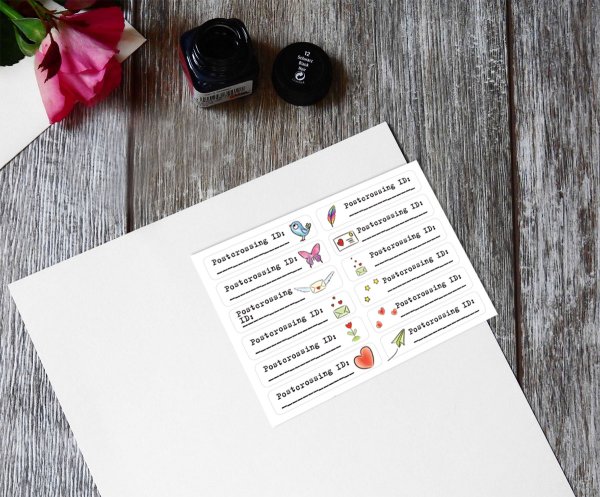 Наклейки посткроссинг