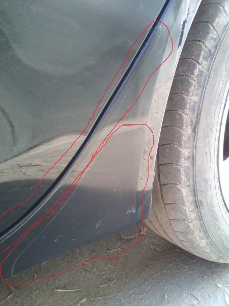 Антигравийная наклейка Лансер 10