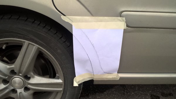 Наклейка антигравийная Lexus rx270