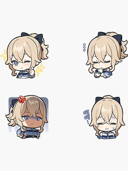 Венти Геншин Чиби Стикеры