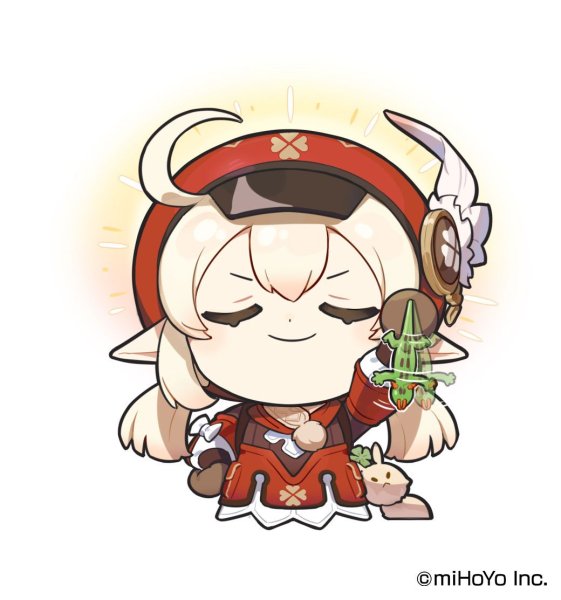 Стикеры Албердо Геншин