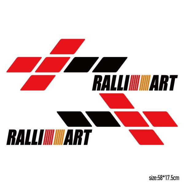 Наклейка на авто Mitsubishi