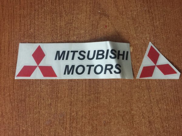 Наклейки на авто Мицубиси