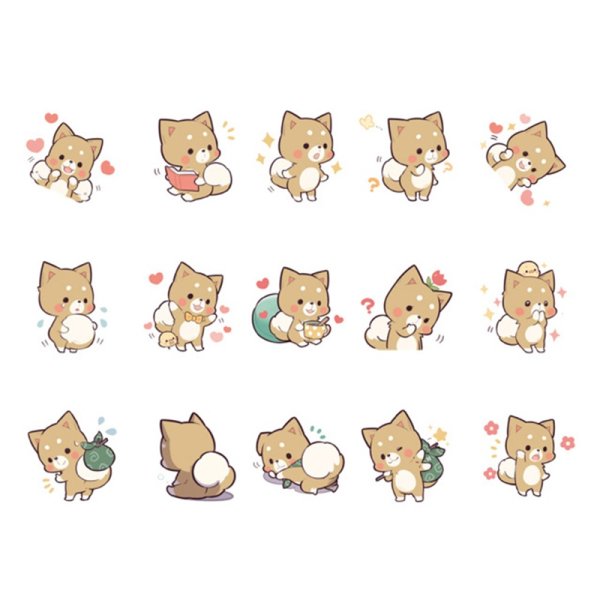 Кавайные наклейки