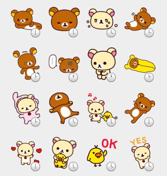 Рилаккума Стикеры