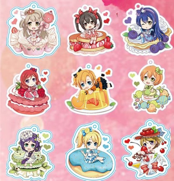 Наклейки аниме