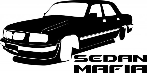 Волга мафия наклейка