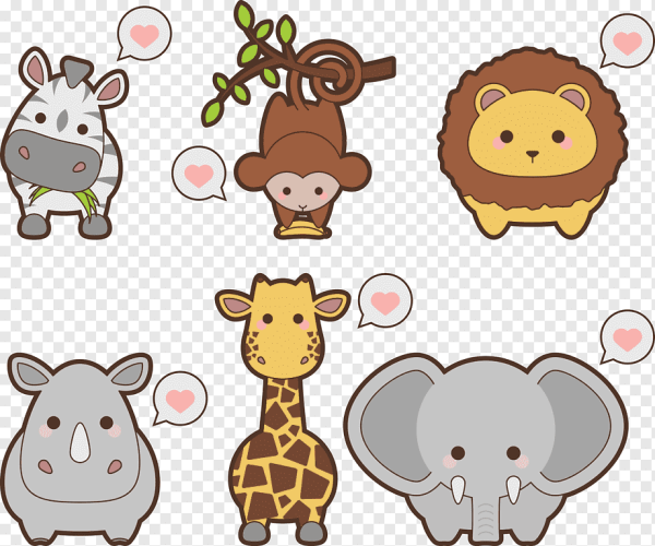 Стикеры для срисовки животные