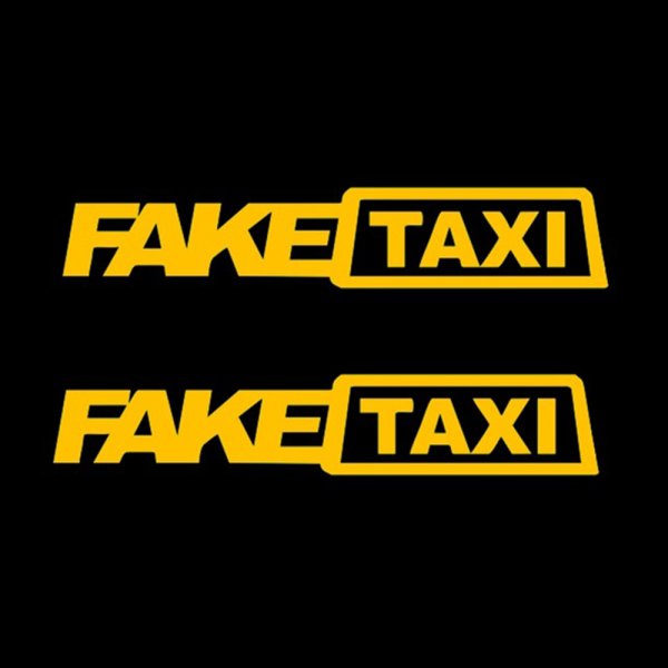Наклейка фейк такси на авто