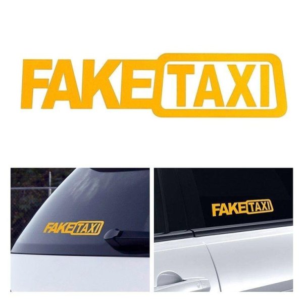 Наклейка fake Taxi