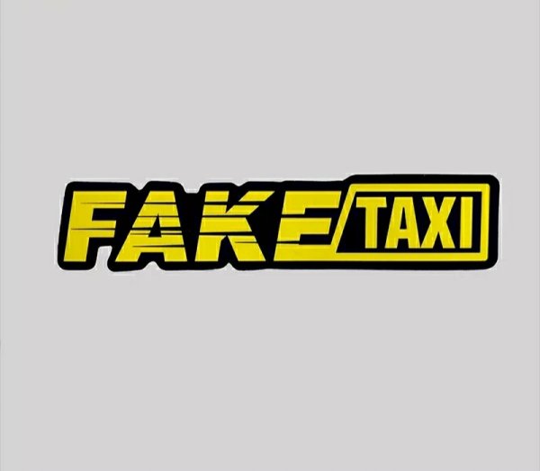 Наклейка fake Taxi