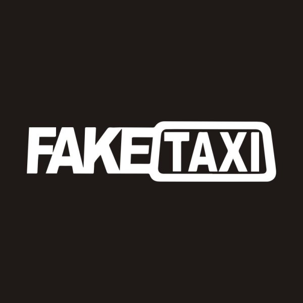 Наклейка фейк такси