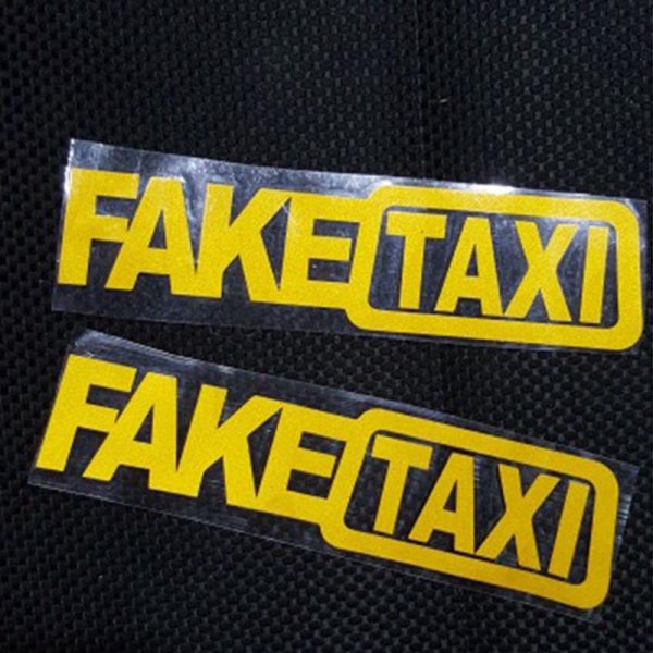 Наклейка fake Taxi