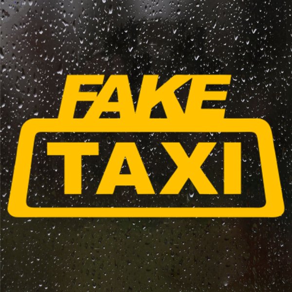 Наклейка fake Taxi