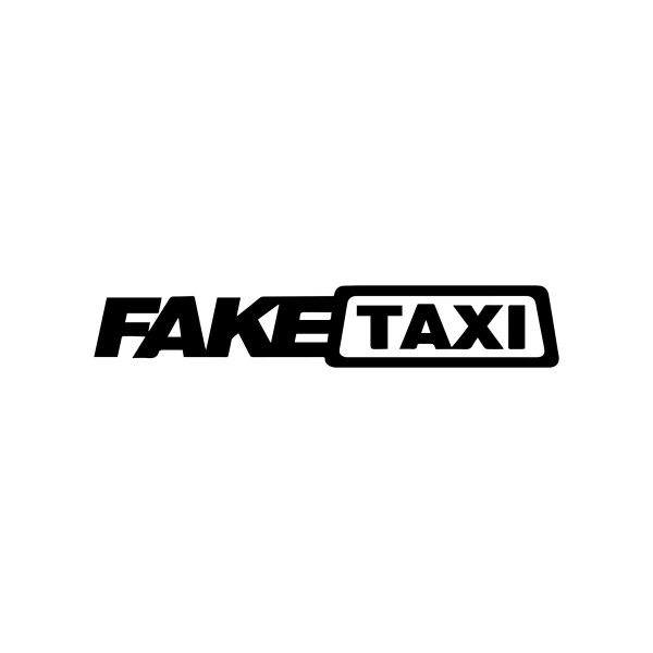 Наклейка на заднее стекло FAKETAXI