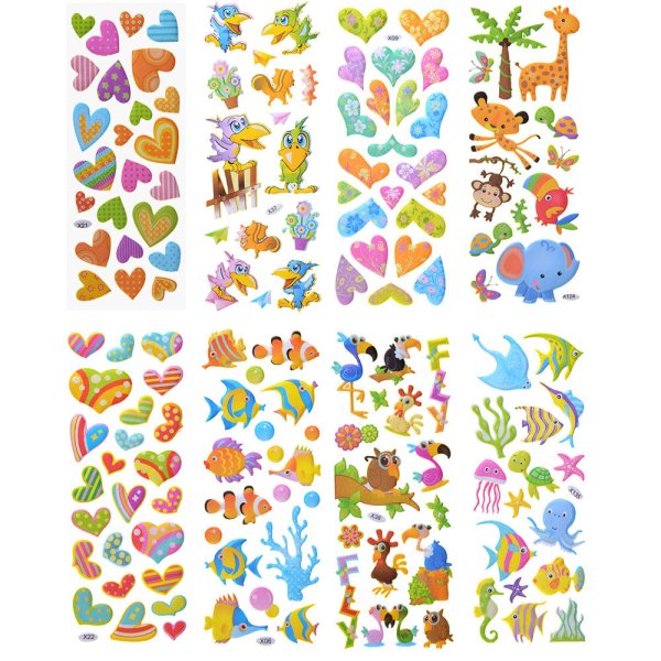 Наклейки детские маленькие