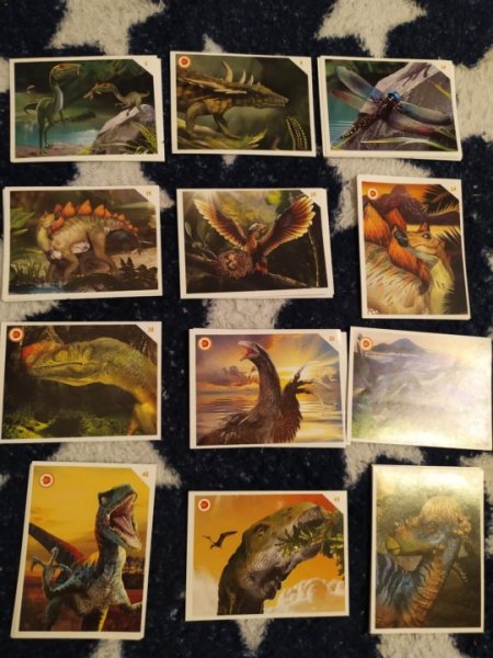 Набор наклеек динозавры оживают