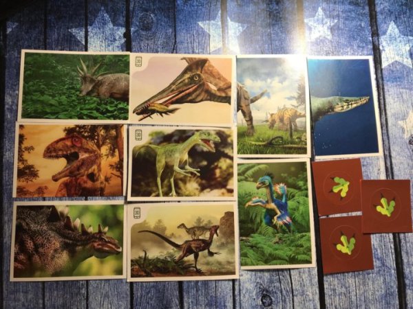 Коллекционные наклейки динозавры