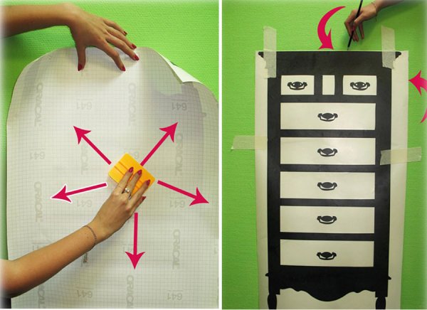 Наклейки с плоттерной резкой