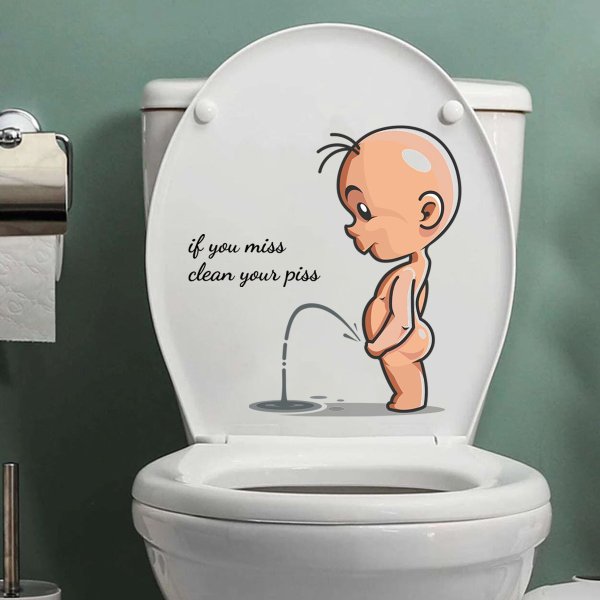 Funny Decals for Toilet