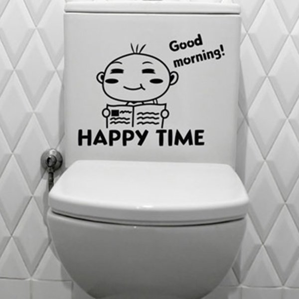 Наклейка на бачок унитаза