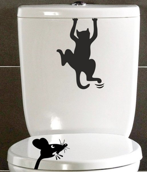 Наклейки на унитаз