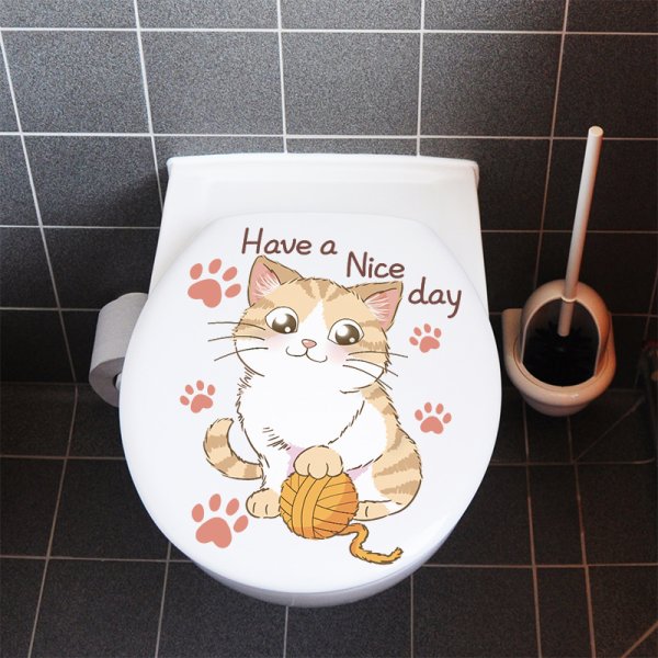 Смешные наклейки на унитаз