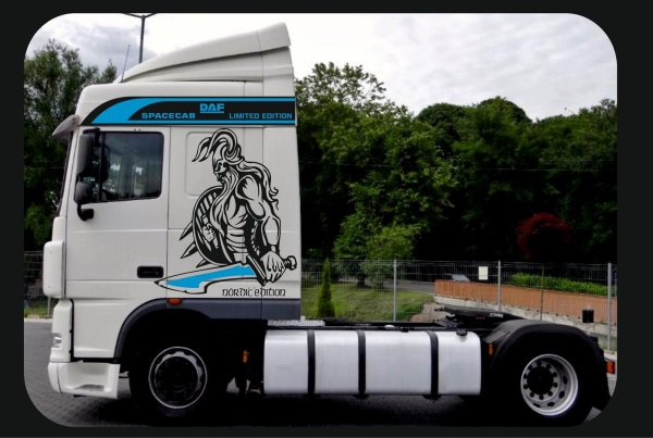 Наклейки на DAF xf105