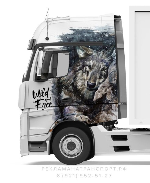 Грузовики с наклейками