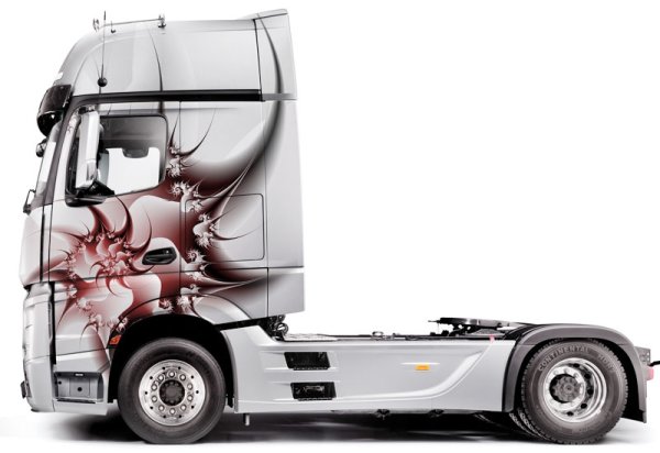 Наклейки на кабину грузовика МАЗ 5440