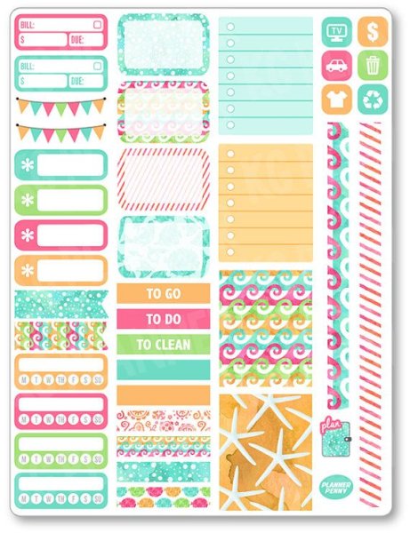 Стикеры для ежедневника