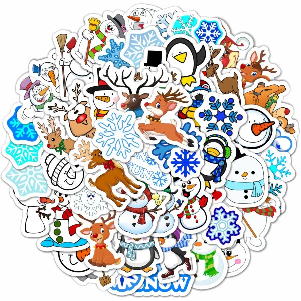 Стикеры зимние игры