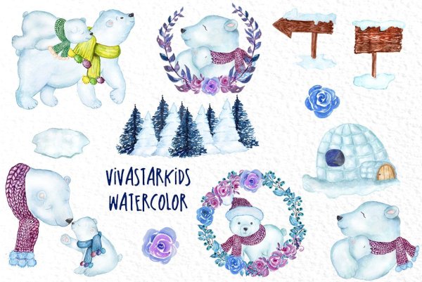 Зимние Стикеры