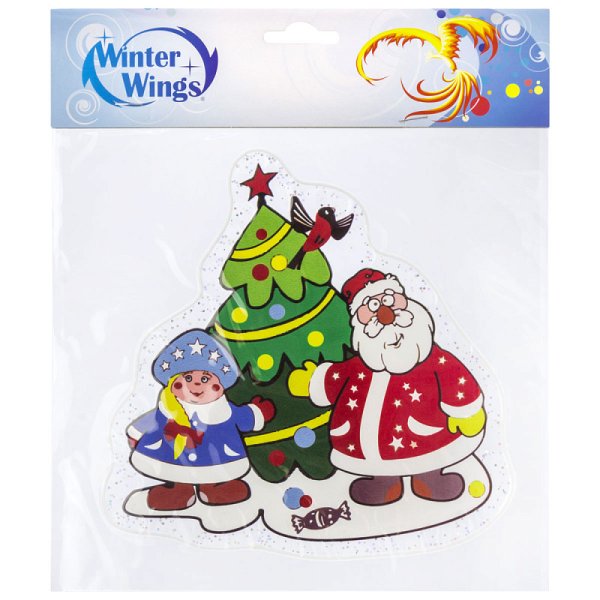 Зимние наклейки