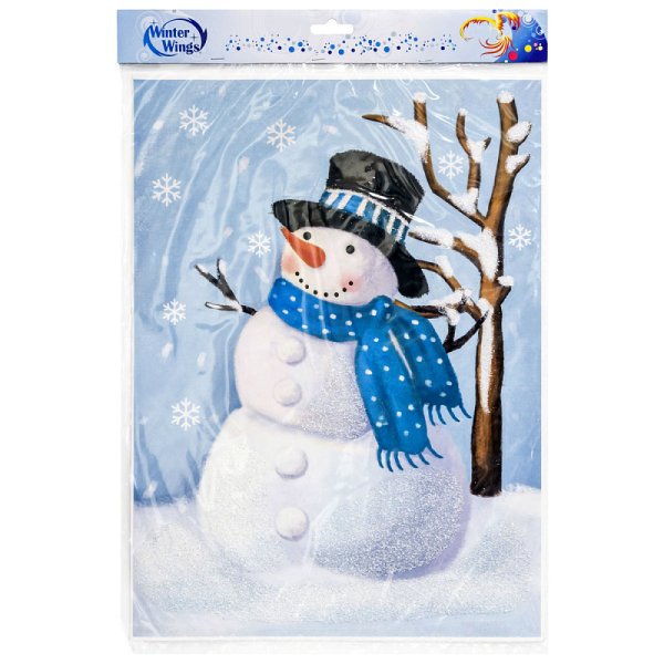 Новогодние самодельные наклейки