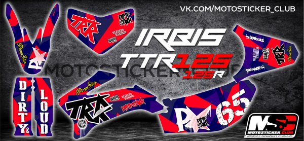Наклейки на питбайк Венто 125