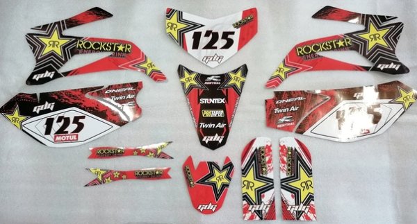 Наклейки на питбайк Ирбис ТТР 125
