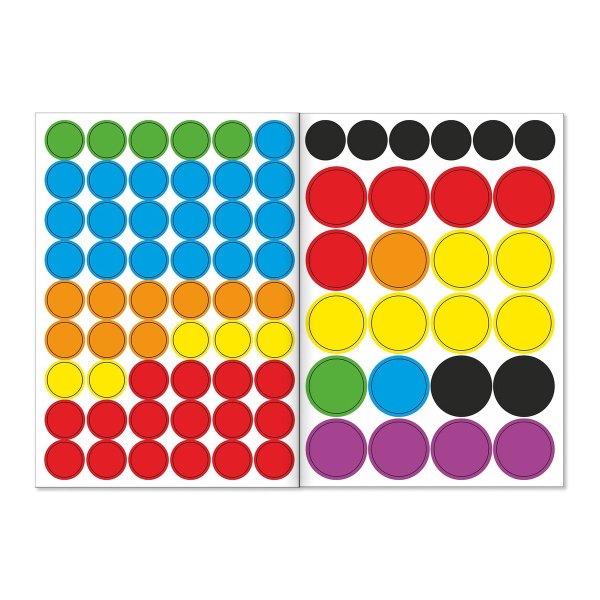 Наклейки для малышей кружочки