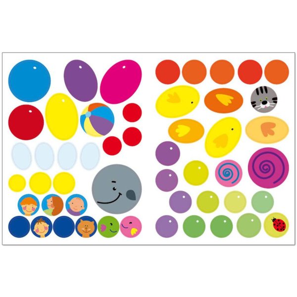 Наклейки геометрические фигуры