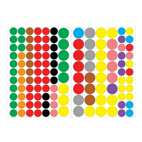 Наклейки кружочки