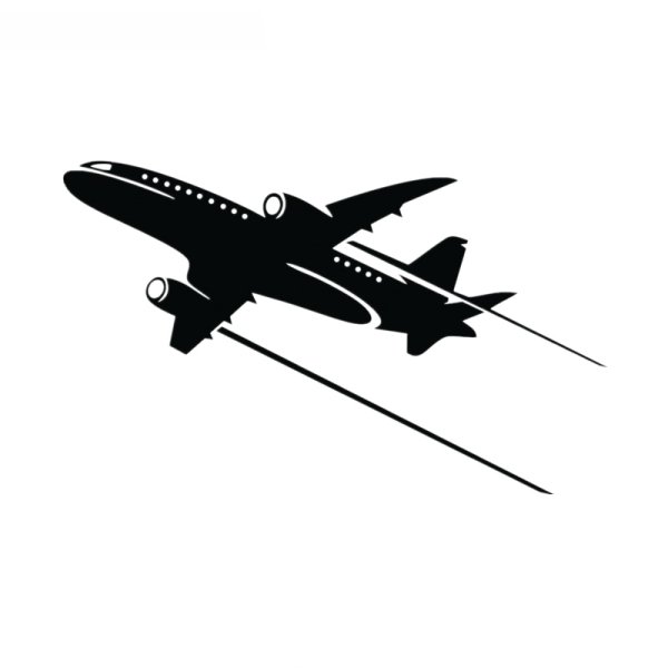 Наклейка - самолет