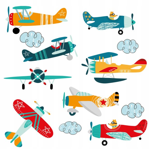 Наклейка - самолет