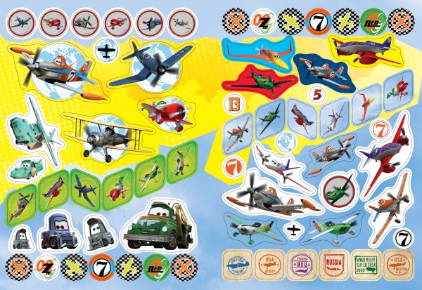 Наклейки самолетики