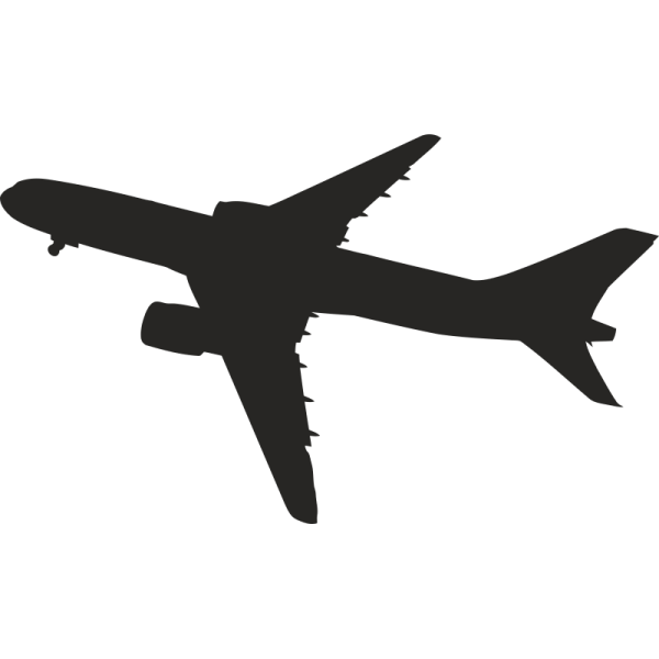 Наклейка - самолет