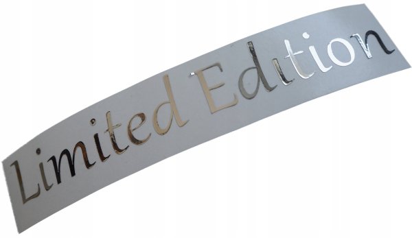 Наклейка серебристая