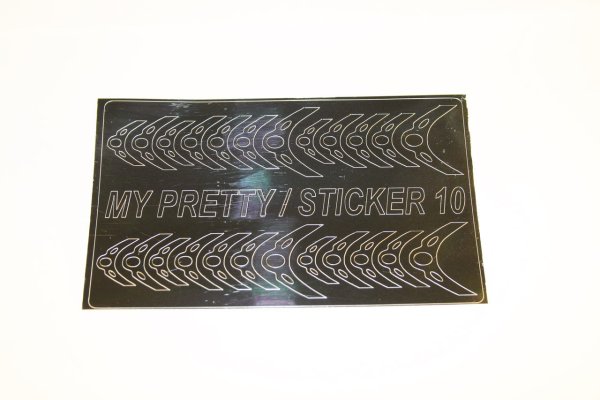 Этикетка серебро