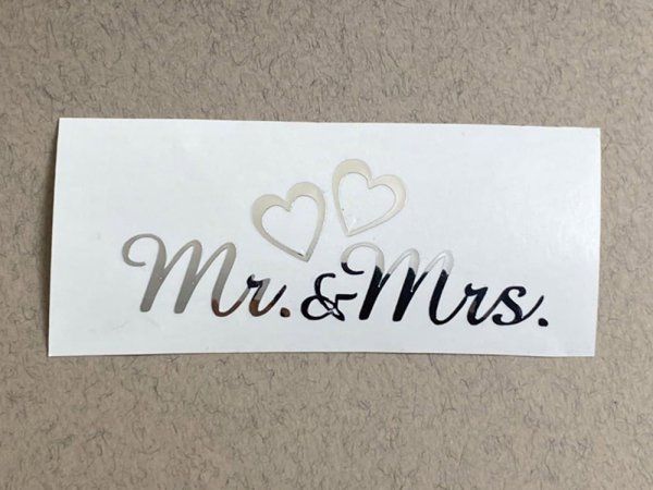 YC-019 наклейка (серебро)