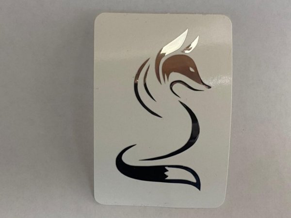 Серебристая печать