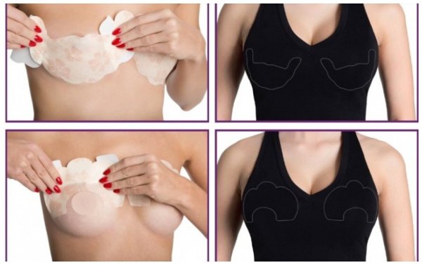 Наклейки для поднятия груди